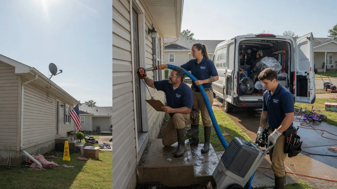 Ceiling Water Damage Restoration in Auburn, IA near me